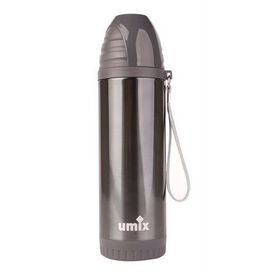Umix 500 ml Gri Çelik İçli Matara