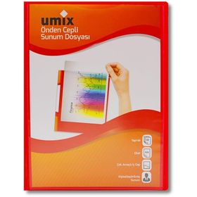 Umix A4 10 Yaprak Kırmızı Sunum Dosyası