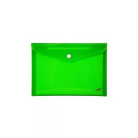 Umix A4 Neon Yeşil 12'li Paket Çıtçıtlı Zarf Dosya