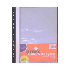Umix Siyah 20'li Delikli Sunum Dosyası