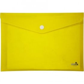 Umix U1121N-SA A4 Neon Sarı Çıtçıtlı Zarf Dosya