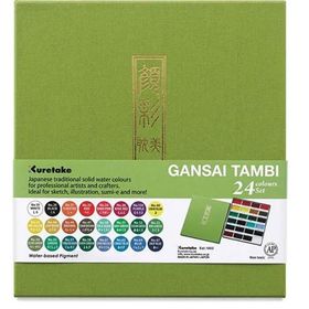 Ümraniye Hobi Sanat Zig Kuretake Gansai Tambi Profesyonel Japon Sulu Boya 24 Renk