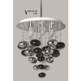 Umur Aydınlatma Glass 6lı Ledli Kumandalı Sarkıt Avize