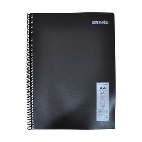 Umur Mynote Flex Neo A4 40 Yaprak Çizgili Siyah Defter
