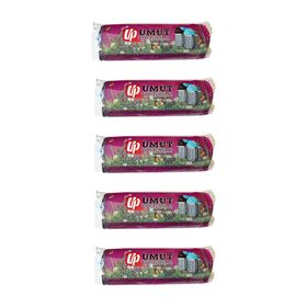 Umut 2 Kat Siyah 600 gr 80x110 cm 10 Adetlik Jumbo Çöp Torbası (10 adet)