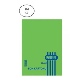 Umut 48x68 CM 130 GR Koyu Yeşil 100'lü Fon Kartonu