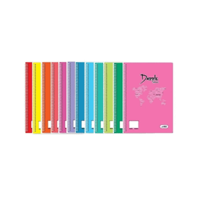Umut A4 60 Yaprak PP Kapak Spiralli Çizgili Defter