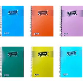 Umut U-deep A4 Pp Kapak 120 Yaprak Çizgili 6'lı Spiralli Defter