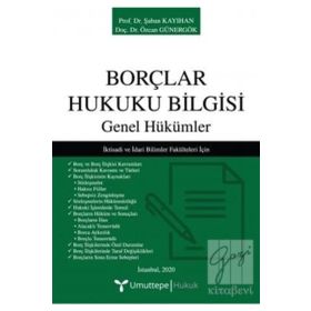 Umuttepe Yayınları - Borçlar Hukuku Bilgisi Genel Hükümler