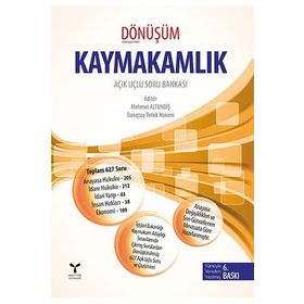 Umuttepe Yayınları Kaymakamlık Dönüşüm Açık Uçlu Soru Bankası
