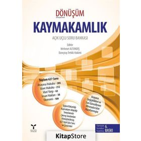 Umuttepe Yayınları Kaymakamlık Dönüşüm Açık Uçlu Soru Bankası
