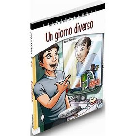 Un Giorno Diverso + CD -İtalyanca Okuma Kitabı Orta Seviye A2-B1 - M. Dominici