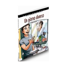 Un Giorno Diverso + CD -İtalyanca Okuma Kitabı Orta Seviye A2-B1 - M. Dominici