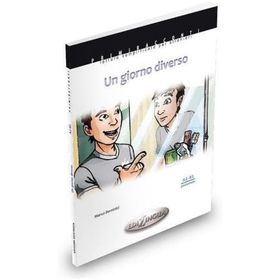 Un Giorno Diverso + CD -İtalyanca Okuma Kitabı Orta Seviye A2-B1 - M. Dominici
