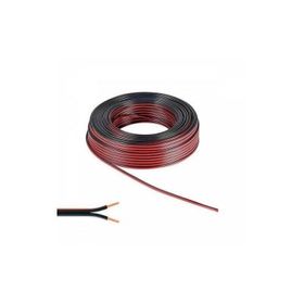 Ünal 2x0.75 mm Siyah-Kırmızı Cu-Cu Kordon Kablo