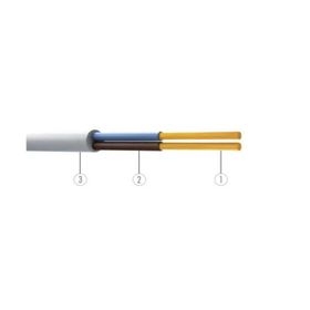 Ünal H05vv-F 4x1 mm Beyaz Ttr Kablo