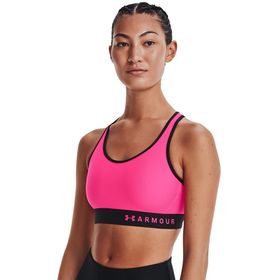 Under Armour 1307196-695 Pembe Kadın Armour Mid Keyhole Sütyen