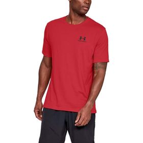 Under Armour 1326799 Sporstyle Left Chest Kırmızı Erkek T-Shirt