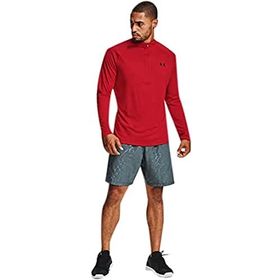 Under Armour 1328495-602 Kırmızı Tech 2.0 1/2 Zip Uzun Kollu Erkek T-Shirt