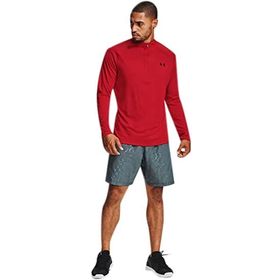 Under Armour 1328495-602 Kırmızı Tech 2.0 1/2 Zip Uzun Kollu Erkek T-Shirt
