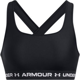Under Armour 1361034-006 Crossback Mid Bra Siyah Kadın Sporcu Sütyeni