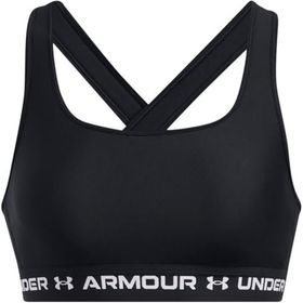 Under Armour 1361034-006 Crossback Mid Bra Siyah Kadın Sporcu Sütyeni