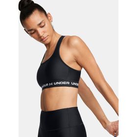 Under Armour 1361034-006 Crossback Mid Bra Siyah Kadın Sporcu Sütyeni