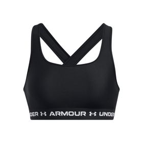 Under Armour 1361034-006 Crossback Mid Bra Siyah Kadın Sporcu Sütyeni