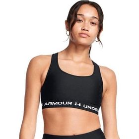 Under Armour 1361034-006 Crossback Mid Bra Siyah Kadın Sporcu Sütyeni
