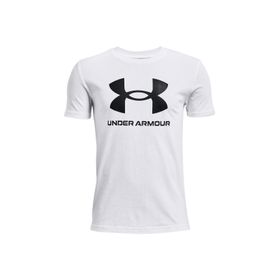 Under Armour 1363282 UA Sportstyle Logo SS Beyaz Çocuk T-shirt