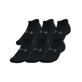 Under Armour 1370542-001 Essential No Show 6 Paket Siyah Unisex Çorap