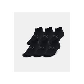 Under Armour 1370542-001 Essential No Show 6 Paket Siyah Unisex Çorap