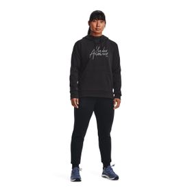 Under Armour 1373054 Fleece Halo Gray Light Heather Black Gri Kadın Eşofman Altı
