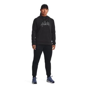 Under Armour 1373054 Fleece Halo Gray Light Heather Black Gri Kadın Eşofman Altı