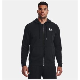 Under Armour 1373881 UA Essential Fleece FZ Hood Siyah Erkek Sweatshirt