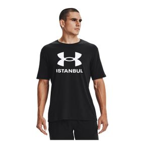 Under Armour 1376300-001 UA CITY TEE ISTANBUL Siyah Erkek Bisiklet Yaka T-Shirt