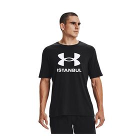 Under Armour 1376300-001 UA CITY TEE ISTANBUL Siyah Erkek Bisiklet Yaka T-Shirt