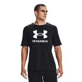 Under Armour 1376300-001 UA CITY TEE ISTANBUL Siyah Erkek Bisiklet Yaka T-Shirt
