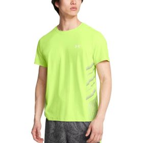 Under Armour 1376518-304 Launch Elite Graphic Yeşil Koşu Erkek T-Shirt