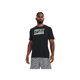 Under Armour 1379022-001 Protect This House Siyah Günlük Stil Erkek T-Shirt