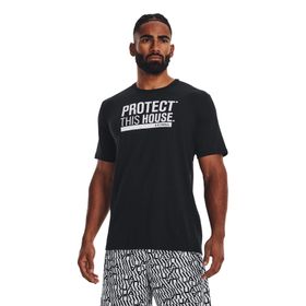 Under Armour 1379022-001 Protect This House Siyah Günlük Stil Erkek T-Shirt