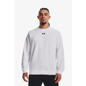 Under Armour 1379755 Beyaz UA Rival Fleece Crew Erkek Sweatshirt