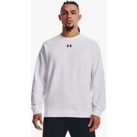 Under Armour 1379755 Beyaz UA Rival Fleece Crew Erkek Sweatshirt