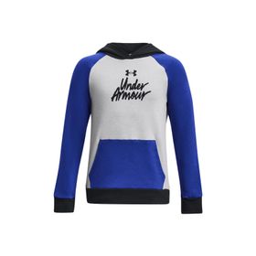 Under Armour 1379795-400 Rival Fleece Script Mavi Erkek Sweatshirt