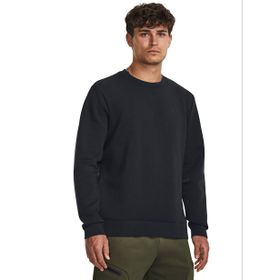 Under Armour 1381688 UA Unstoppable Flc Crew Siyah Erkek Sweatshirt