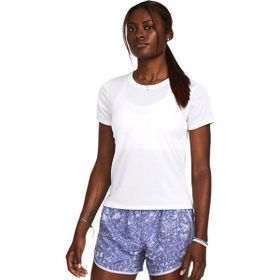 Under Armour 1382434-100 Launch Beyaz Koşu Kadın T-Shirt