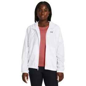 Under Armour 1382698-100 Rival Sport Windbreak Beyaz Günlük Stil Kadın Ceket