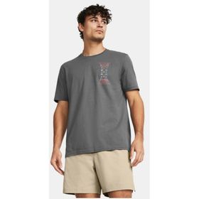 Under Armour 1382833-025 Gri Erkek T-shirt