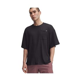Under Armour 1383106-001 Siyah Ua Rival Waffle Crew Erkek Günlük Tişört