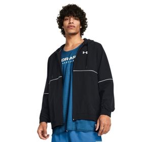 Under Armour 1383400-001 Zone Woven Siyah Basketbol Erkek Ceket